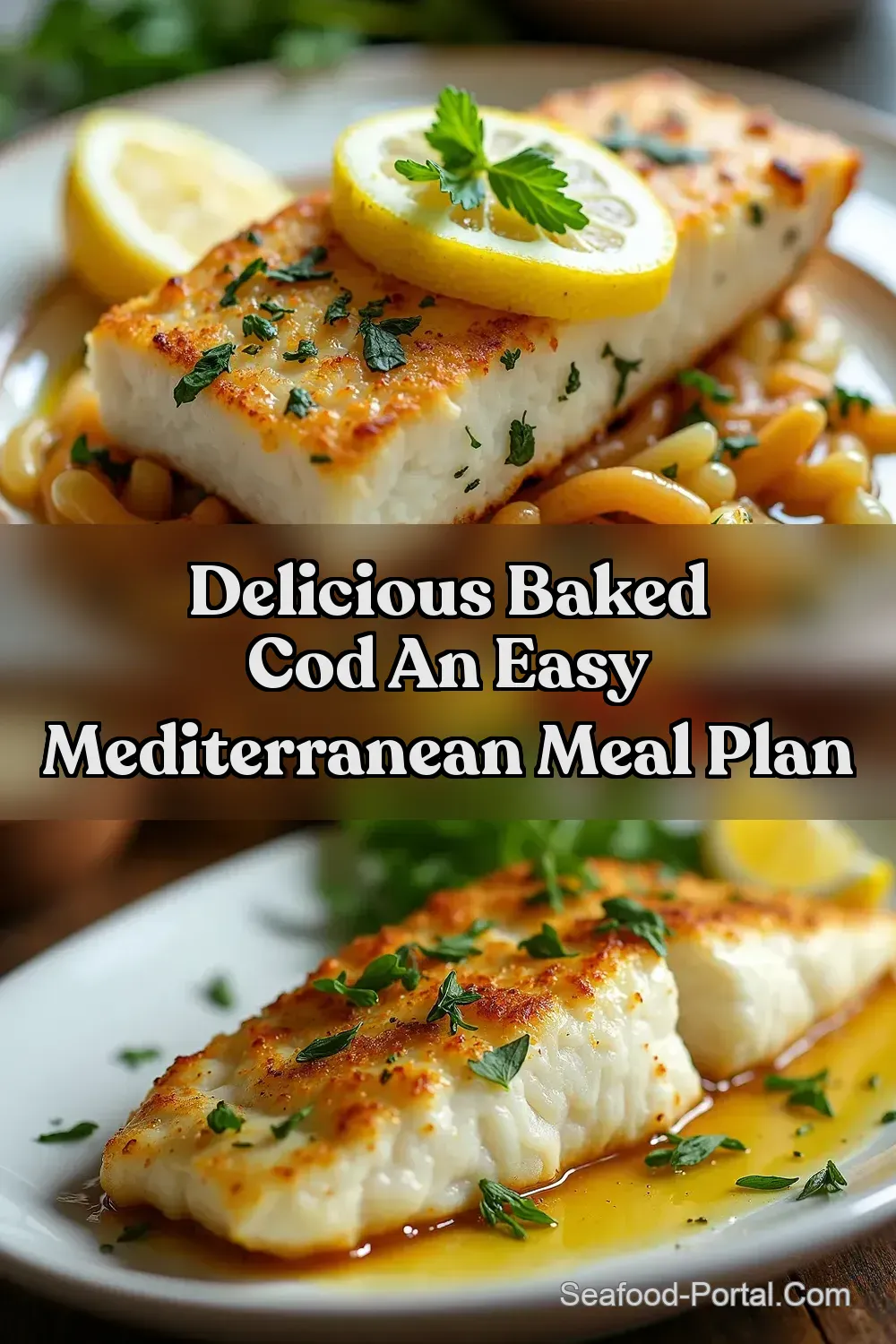 Lemon Herb BAKED COD Crispy Easy Delicious - Seafood Portal