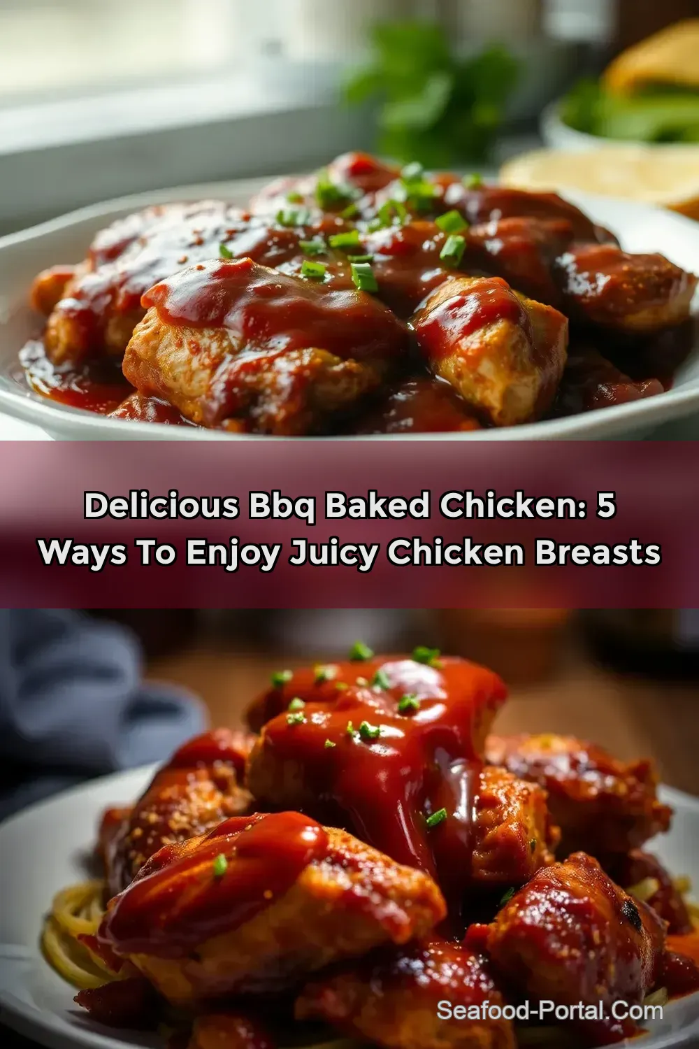 Delicious BBQ Baked Chicken: 5 Ways to Enjoy Juicy Chicken Breasts : PIN FOR LATER Delicious BBQ Baked Chicken: 5 Ways to Enjoy Juicy Chicken Breasts