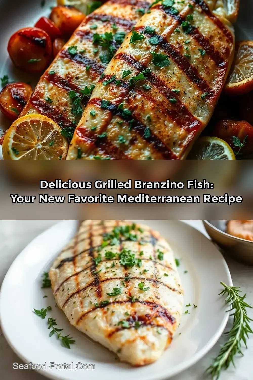 Herb-Infused Grilled Branzino Fish: A Mediterranean Delight
