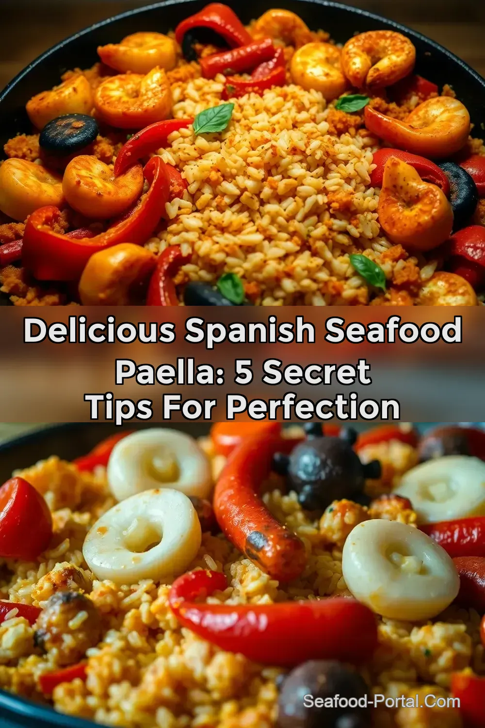 Delicious Spanish Seafood Paella: 5 Secret Tips for Perfection : PIN FOR LATER Delicious Spanish Seafood Paella: 5 Secret Tips for Perfection