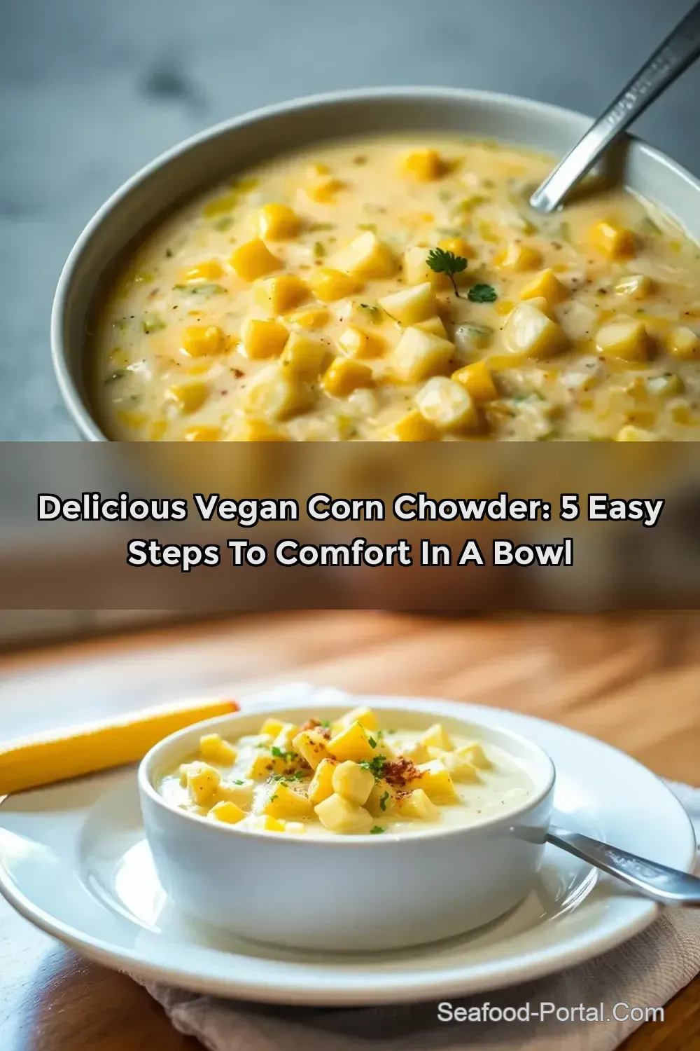 Easy & Creamy Meatless Corn Chowder Recipe: A Family…