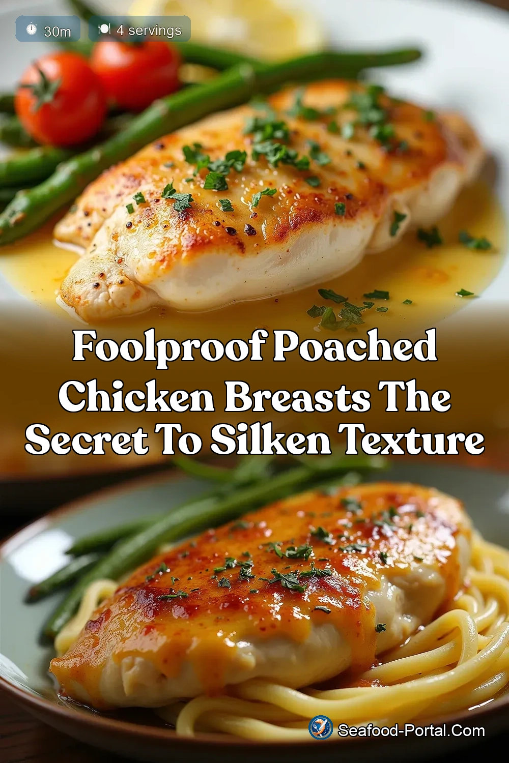 The Ultimate Moist Poached Chicken Breasts Recipe 30 Mins