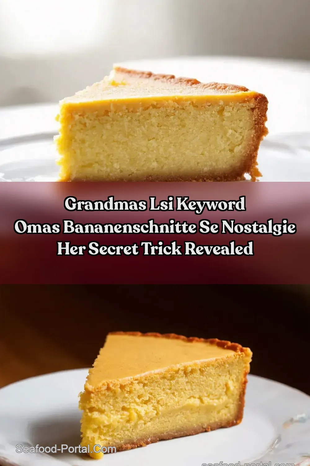 Omas Bananenschnitte Se Nostalgie Grandmas German Slice