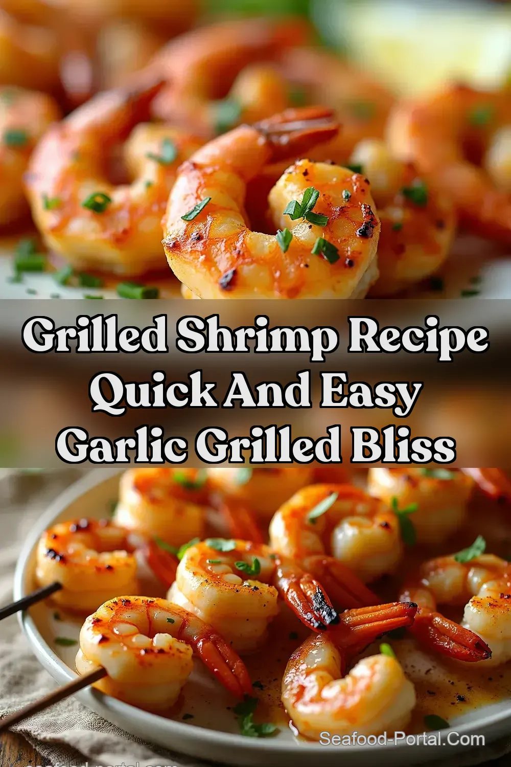 Garlic Butter Shrimp Quick and Easy Garlic Grilled Skewers