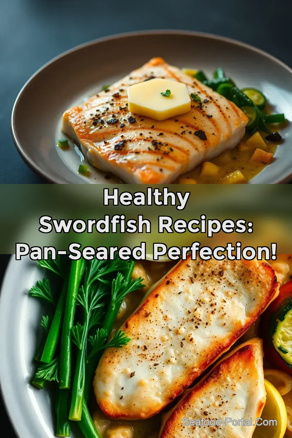 Healthy Swordfish Recipes: Pan-Seared Perfection! : PIN FOR LATER Healthy Swordfish Recipes: Pan-Seared Perfection!