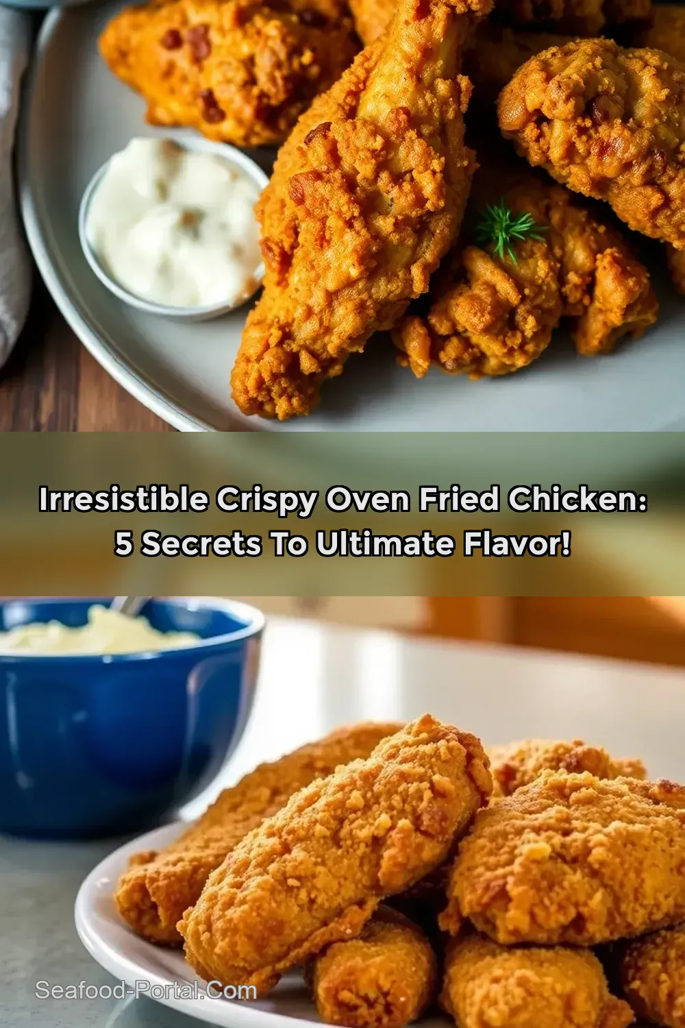 Crispy Oven-Fried Chicken: The Best Guilt-Free Fried…