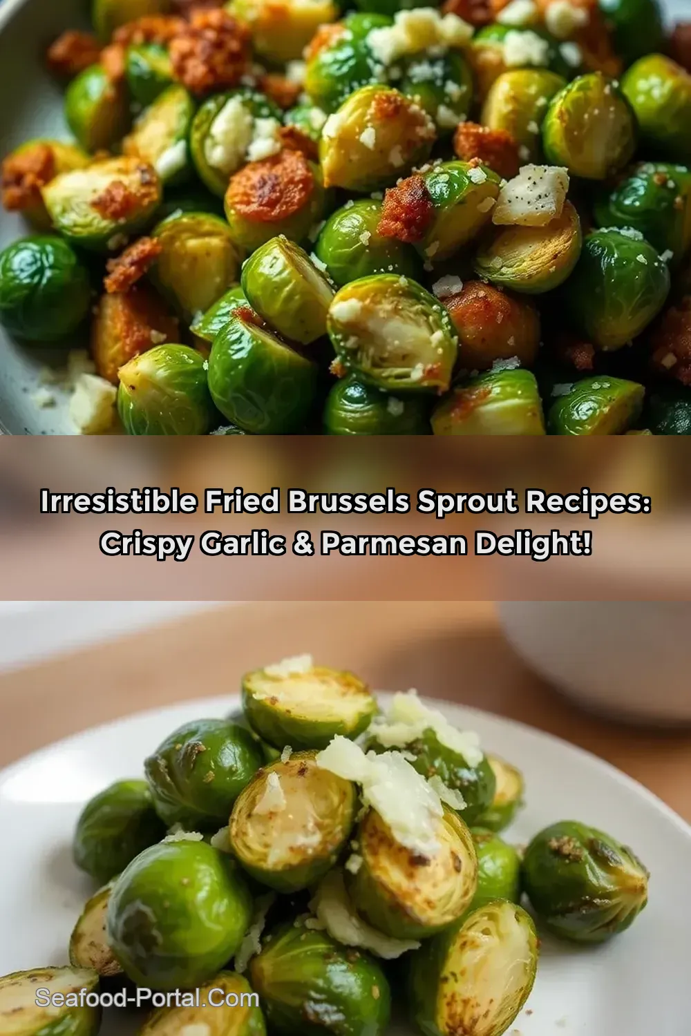 Crispy Fried Brussels Sprouts with Garlic and Parmesan – A…