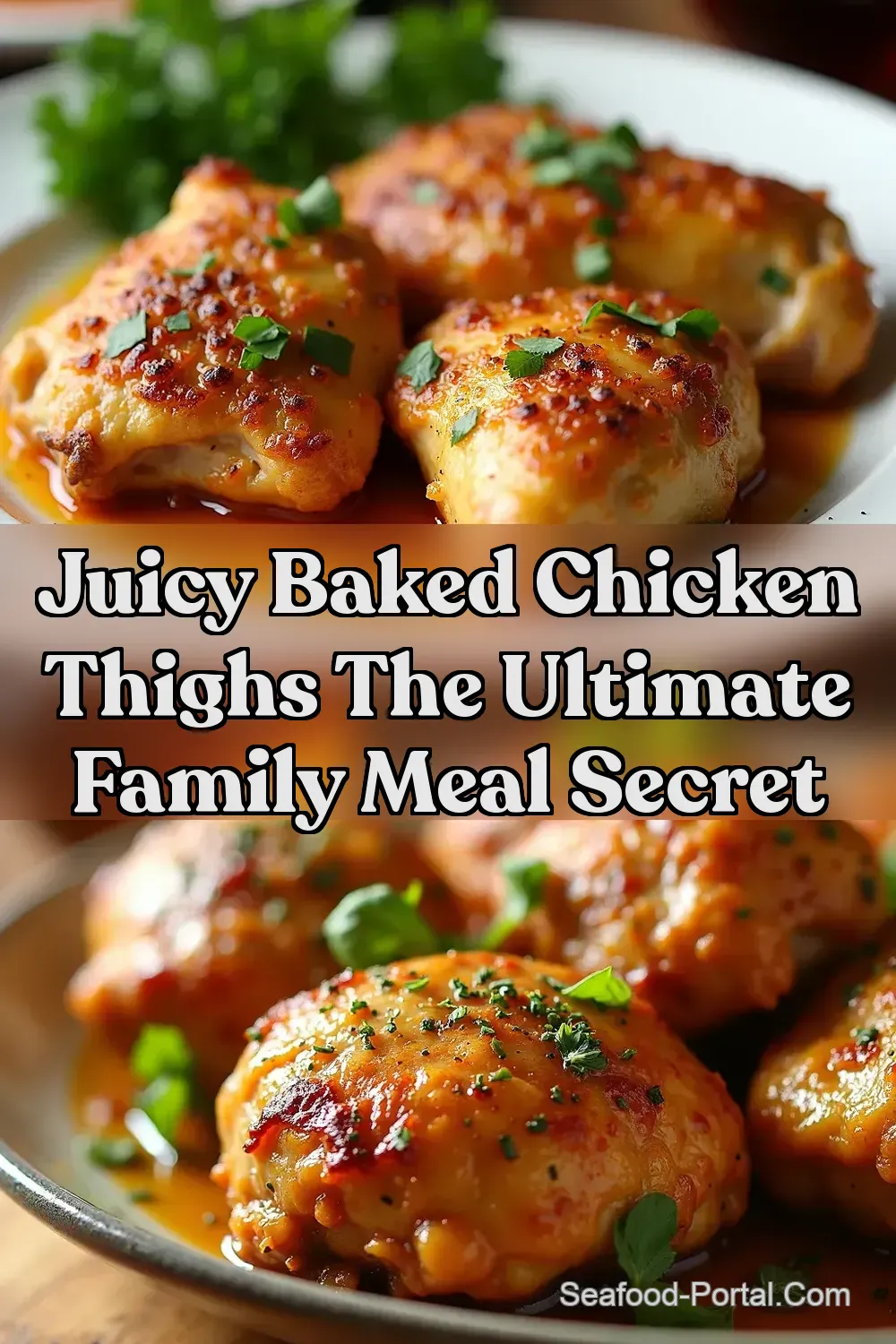 Easy Baked Chicken Thighs Recipe Golden Garlicky Goodness