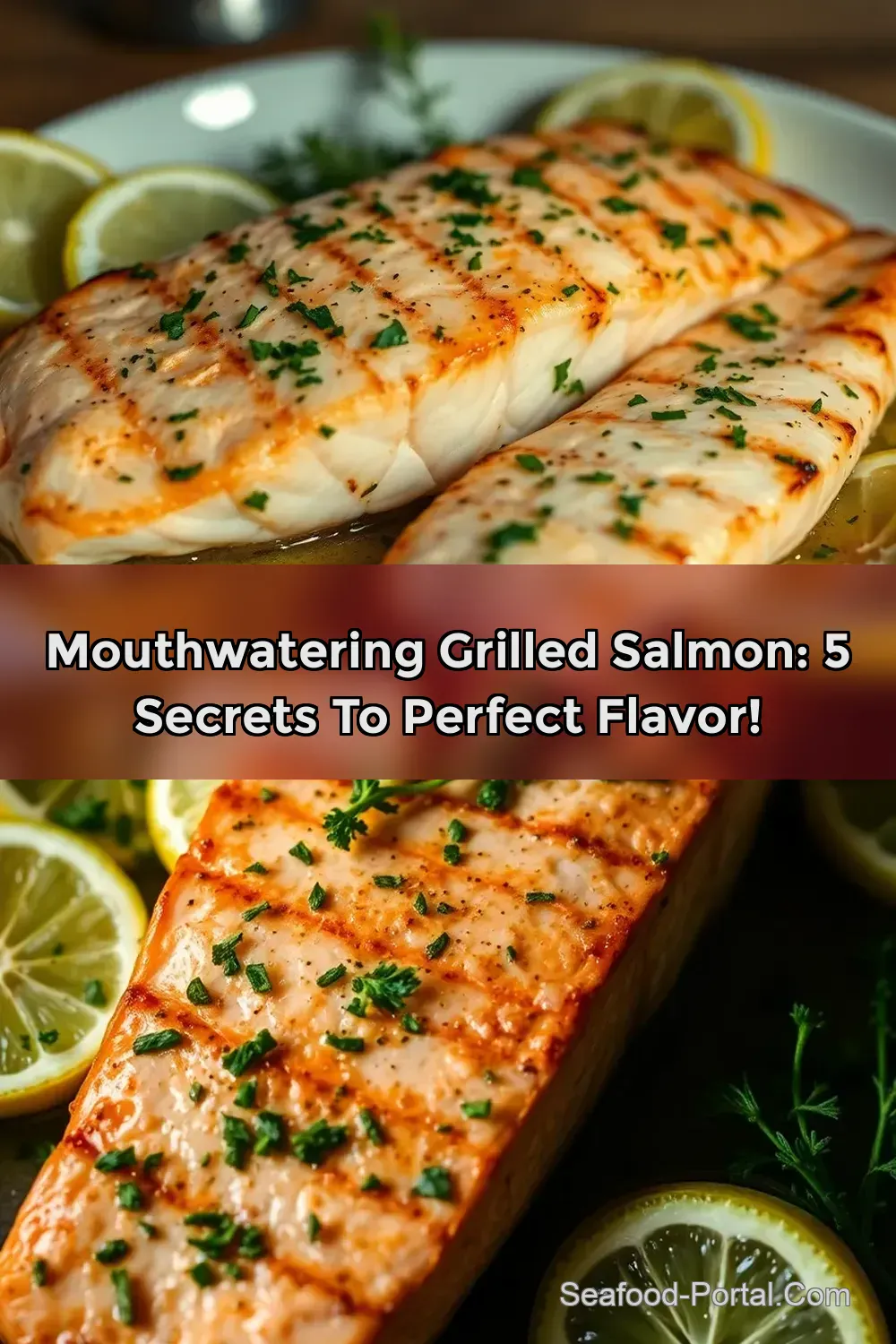Mouthwatering Grilled Salmon: 5 Secrets to Perfect Flavor! : PIN FOR LATER Mouthwatering Grilled Salmon: 5 Secrets to Perfect Flavor!