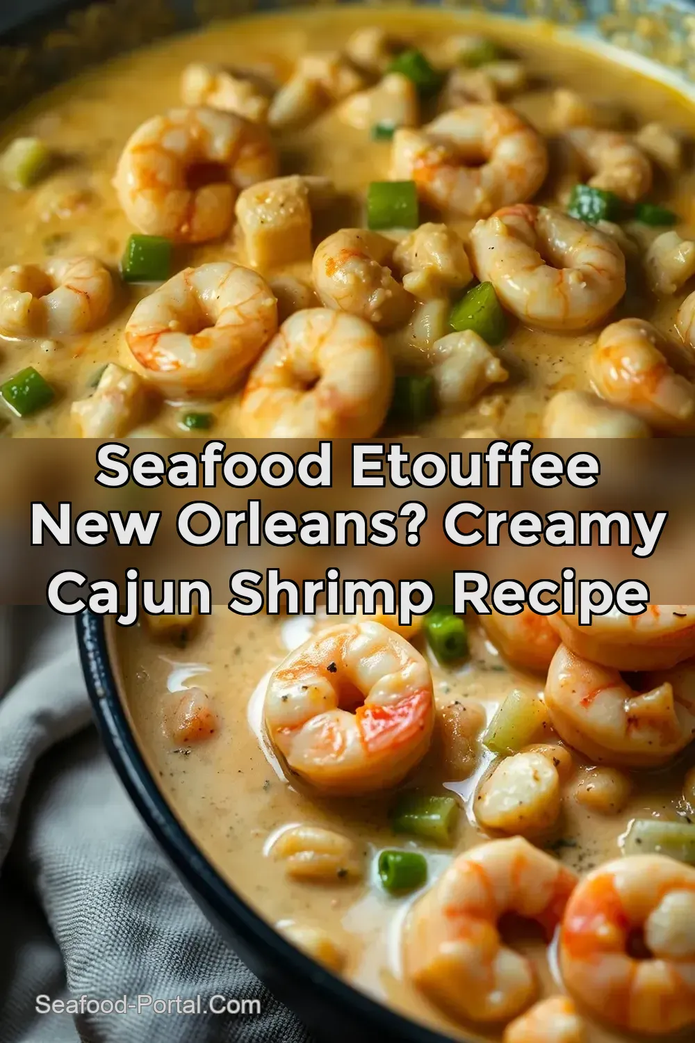 Seafood Etouffee New Orleans? Creamy Cajun Shrimp Recipe : PIN FOR LATER Seafood Etouffee New Orleans? Creamy Cajun Shrimp Recipe