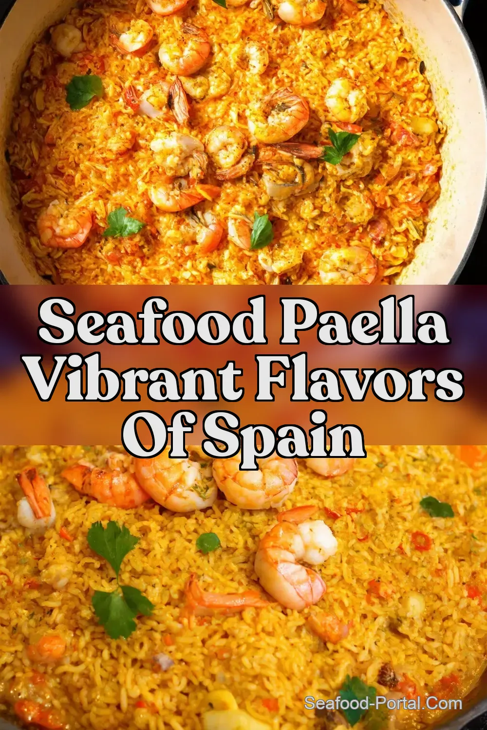SunKissed Seafood Paella Taste the Mediterranean - Seafood…