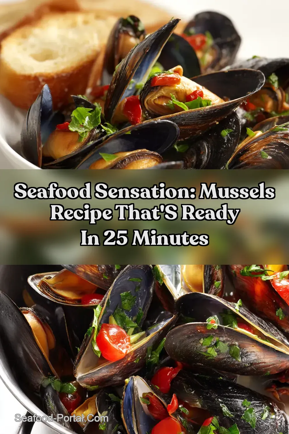 Seafood Sensation: Mussels Recipe That' s Ready in 25 Minutes : PIN FOR LATER Seafood Sensation: Mussels Recipe That' s Ready in 25 Minutes