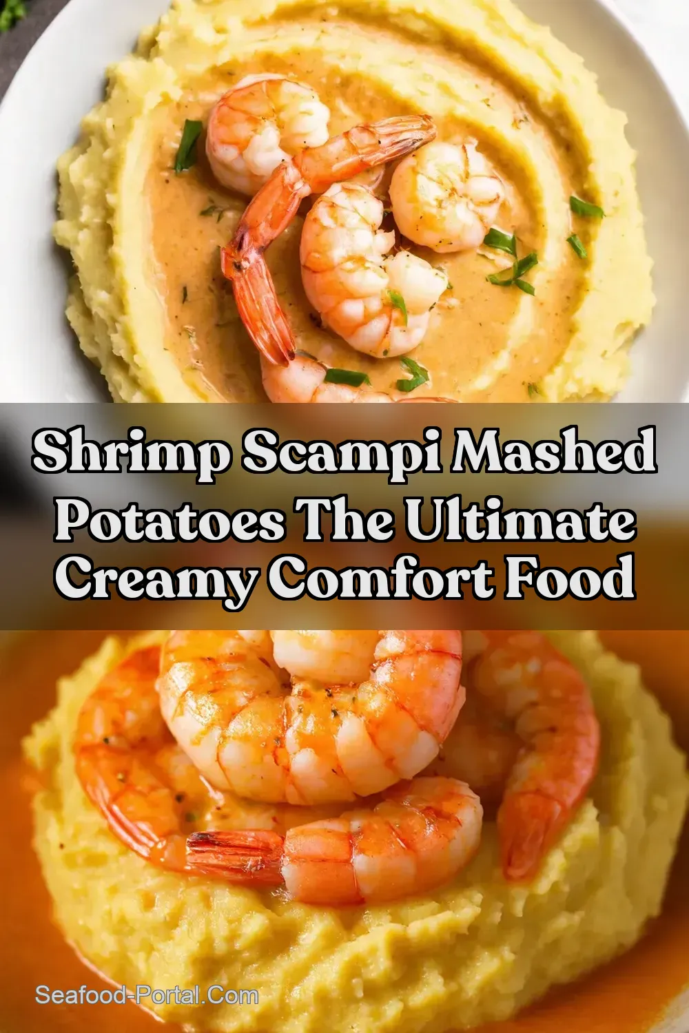 Creamy Garlic Shrimp Over Mashed Easy Weeknight Dinner
