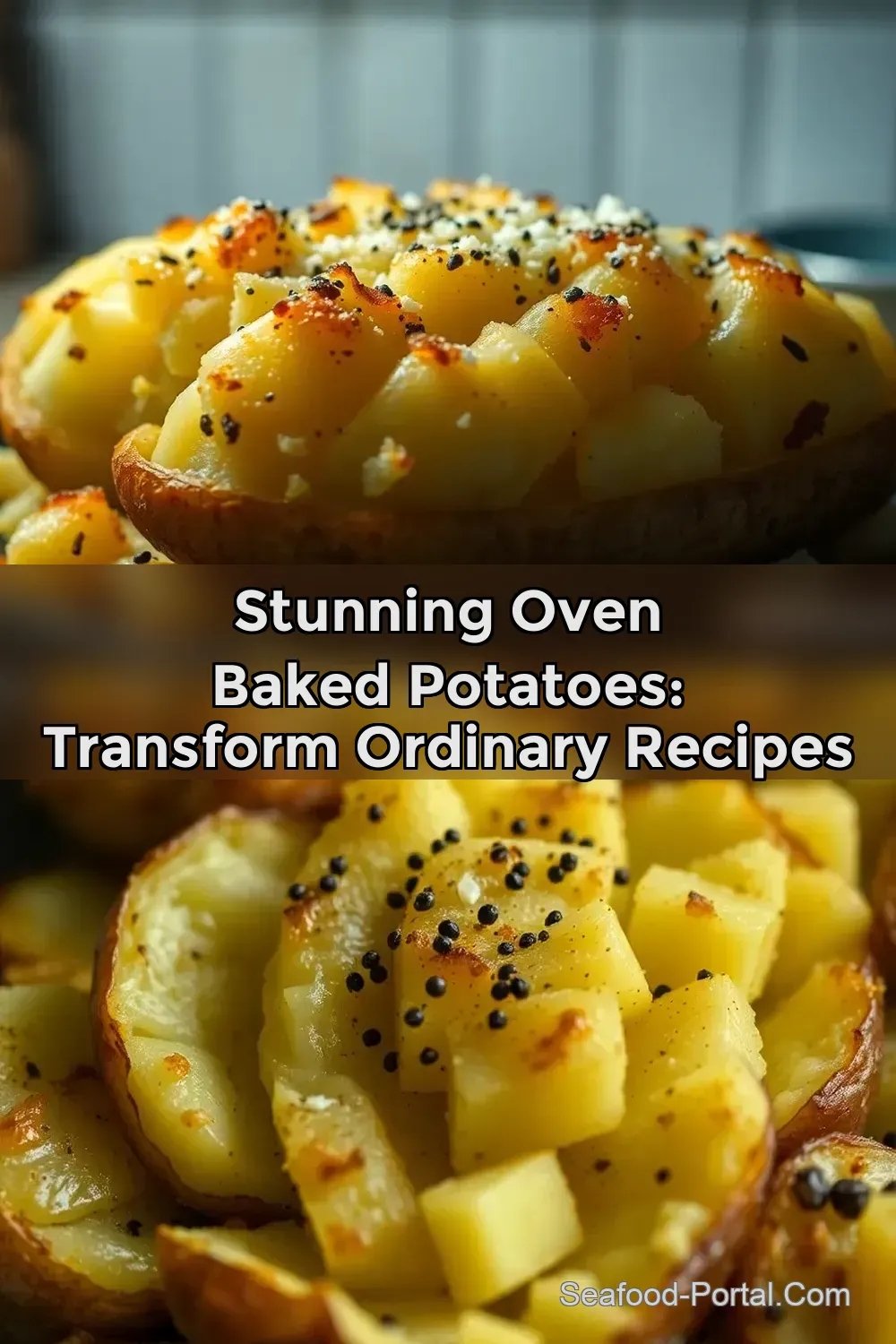 Stunning Oven Baked Potatoes: Transform Ordinary Recipes : PIN FOR LATER Stunning Oven Baked Potatoes: Transform Ordinary Recipes