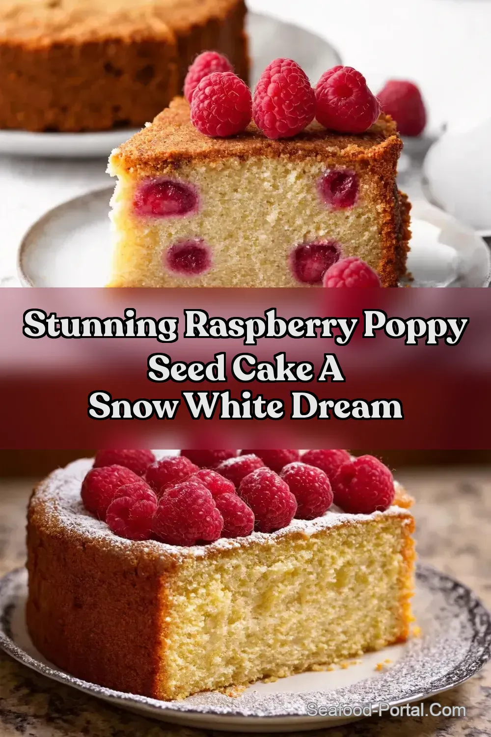 Schneewittchen Torte Raspberry Poppy Seed Cake Delight