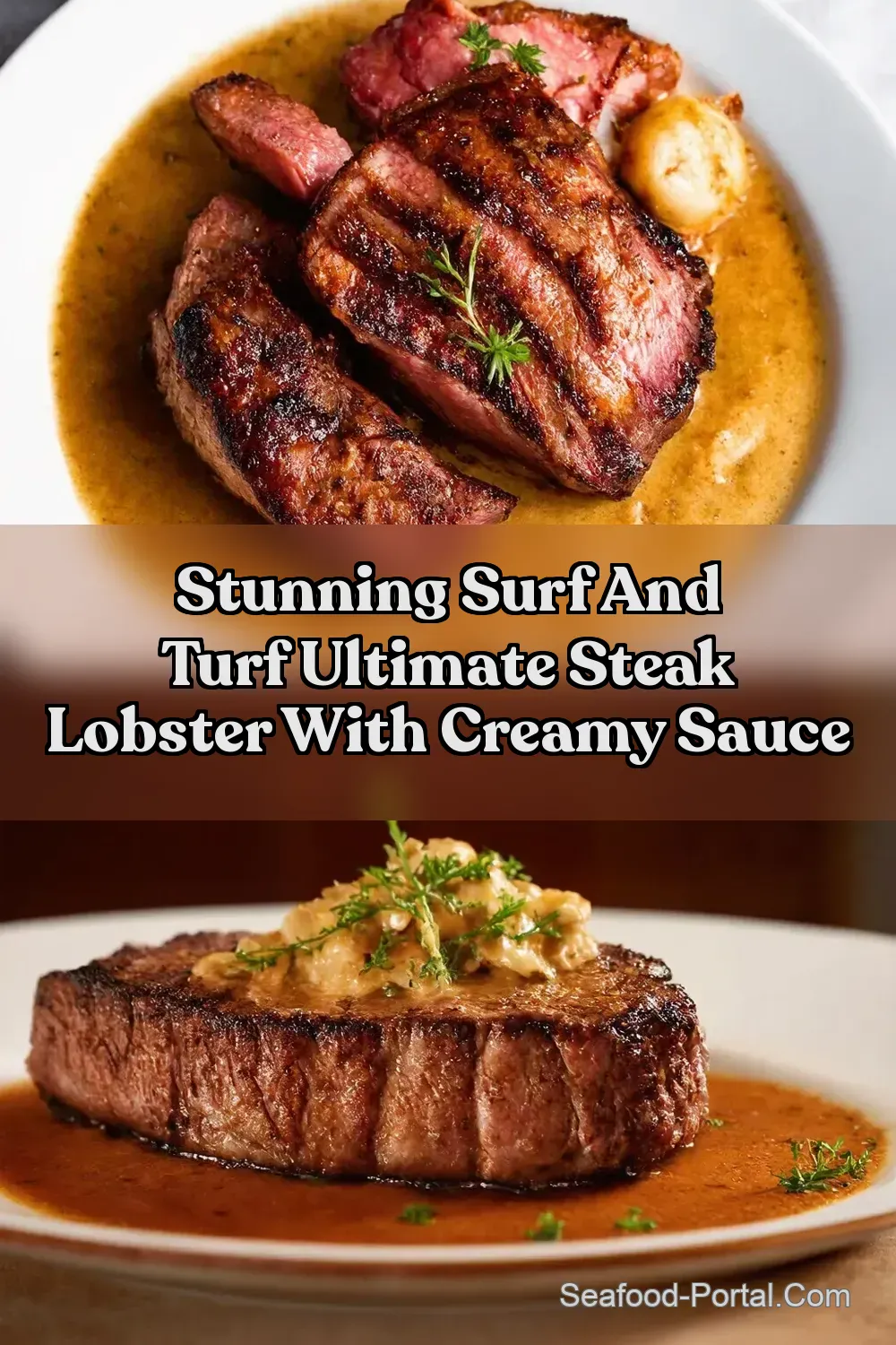 Surf and Turf with Creamy Garlic Steakhouse at Home -…