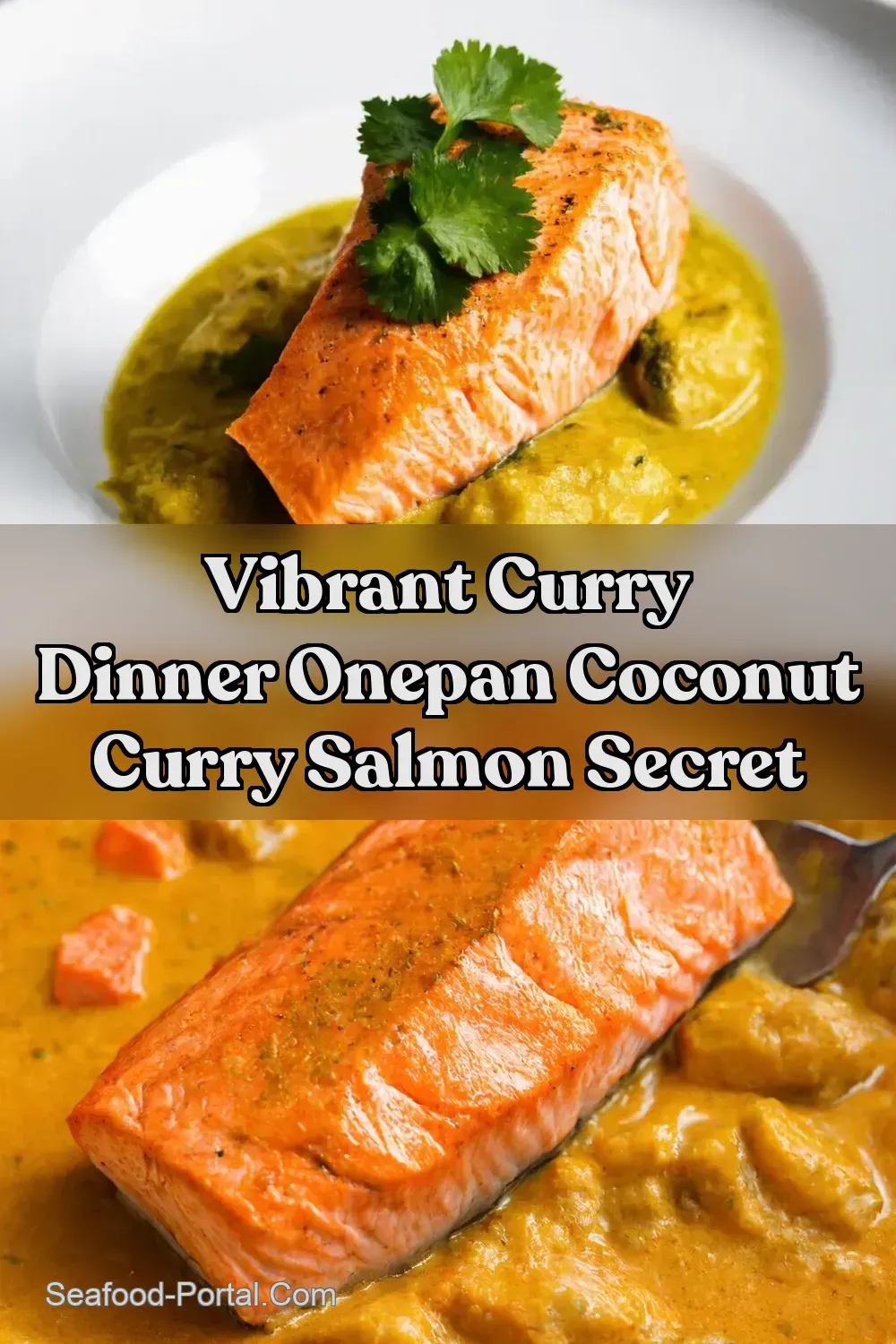 OnePan Coconut Curry Salmon Bliss Garlic Butter Magic