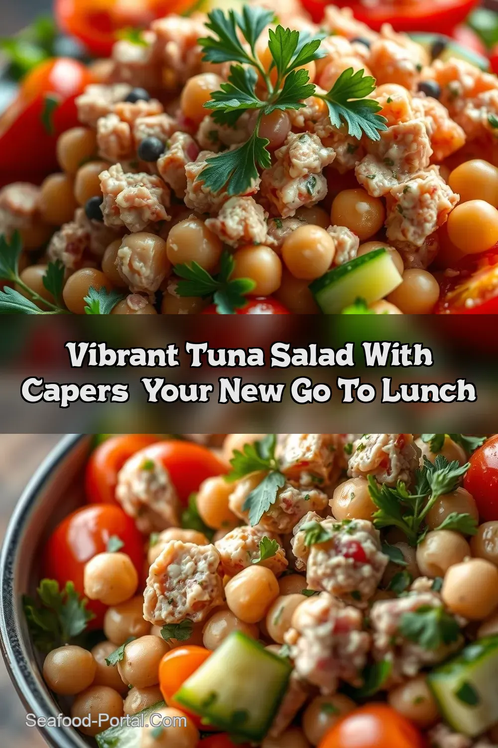 Easy & Flavorful Tuna and Chickpea Salad: A Mediterranean…