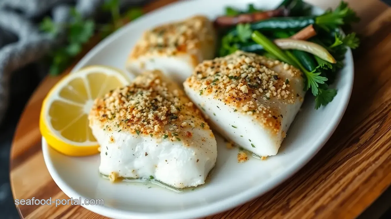 Air Fryer Herb-Crusted Sea Bass