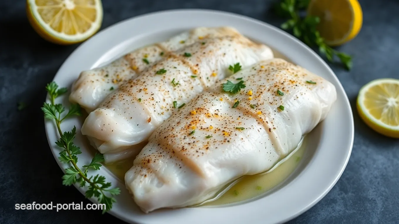 Air Fryer Sea Bass with Garlic and Lemon