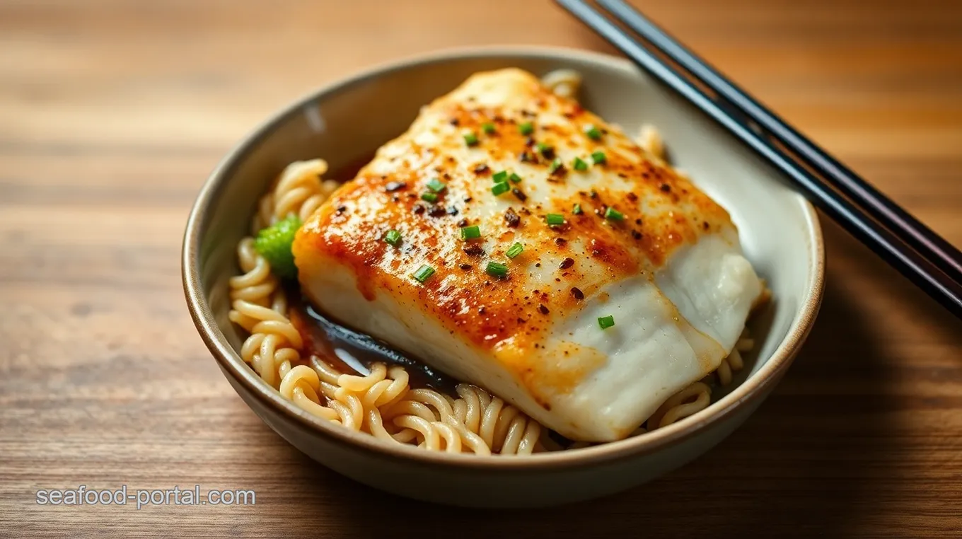 Asian-Inspired Chilean Sea Bass with Soy-Ginger Glaze