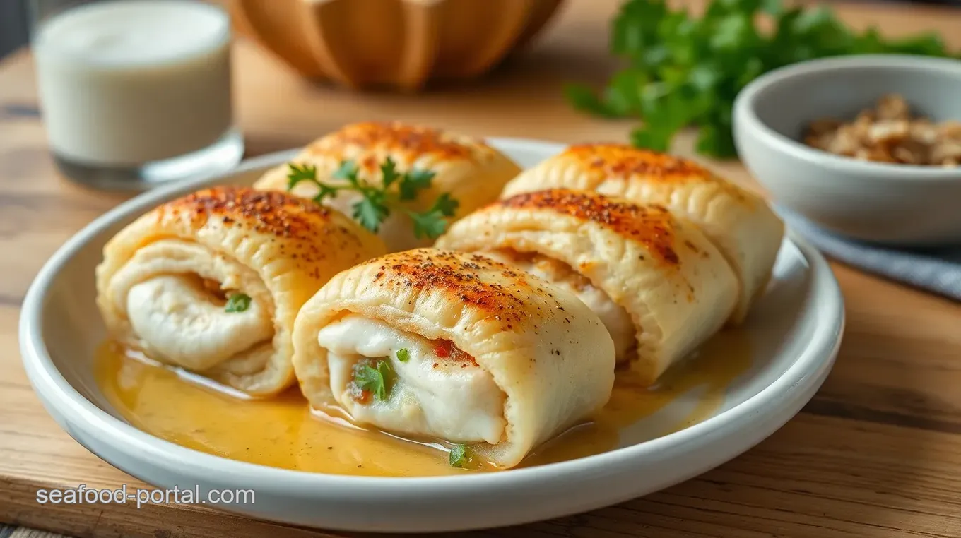 Savory Fish Pastry Rolls