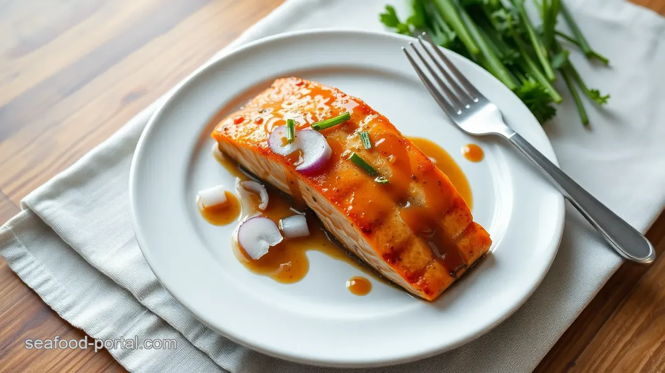 Honey-Ginger Soy Glazed Salmon