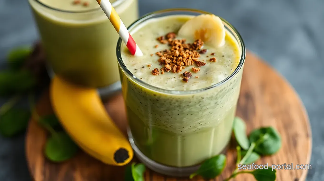 Blended Sea Moss Smoothie Delight