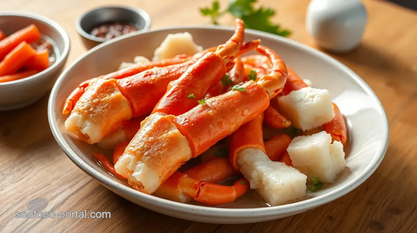 Perfectly Boiled Snow Crab Legs