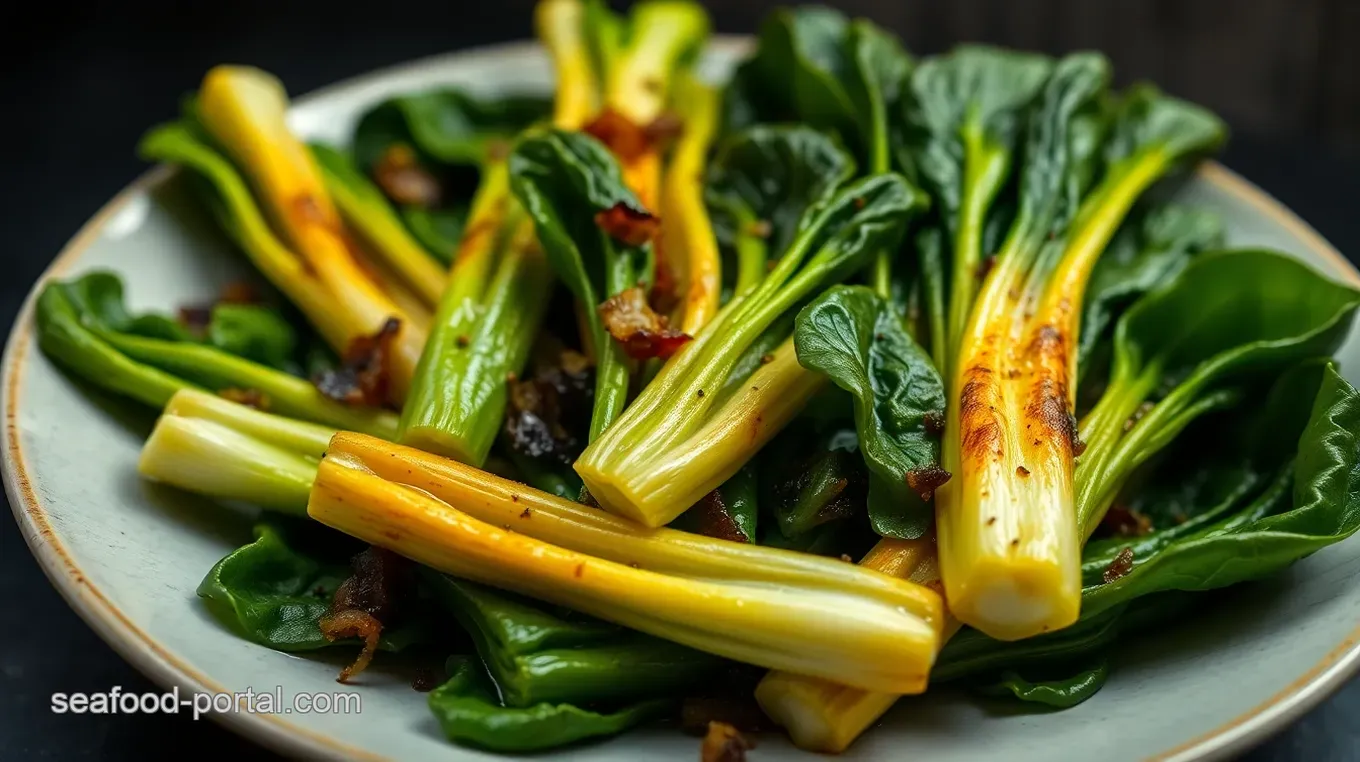 Easy Charred Bok Choy Recipe: My Favorite Grilled Delight Charred Bok Choy Delight: A Savory Grilled Affair