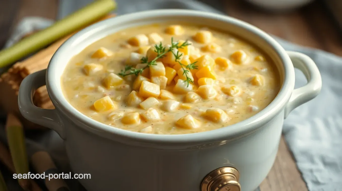 Crockpot Corn Chowder: Creamy Comfort