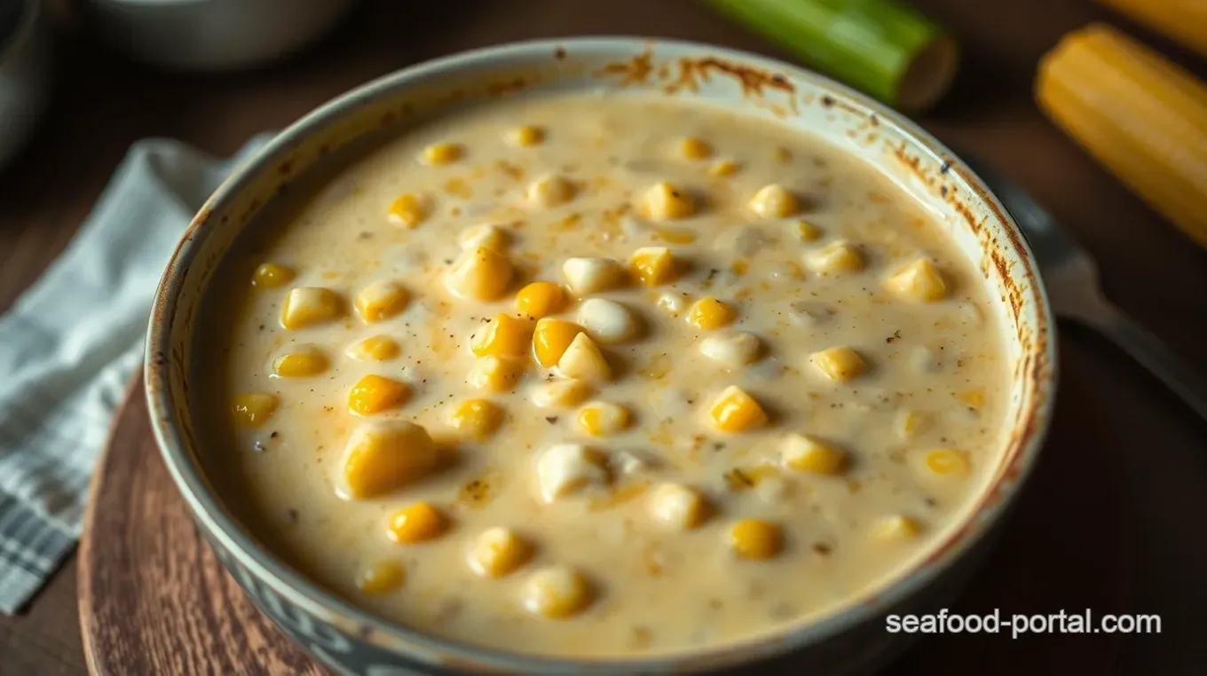Warm & Creamy Corn Chowder: My Family’s Favorite Comfort Dish Creamy Sweet Corn Chowder with Herbs