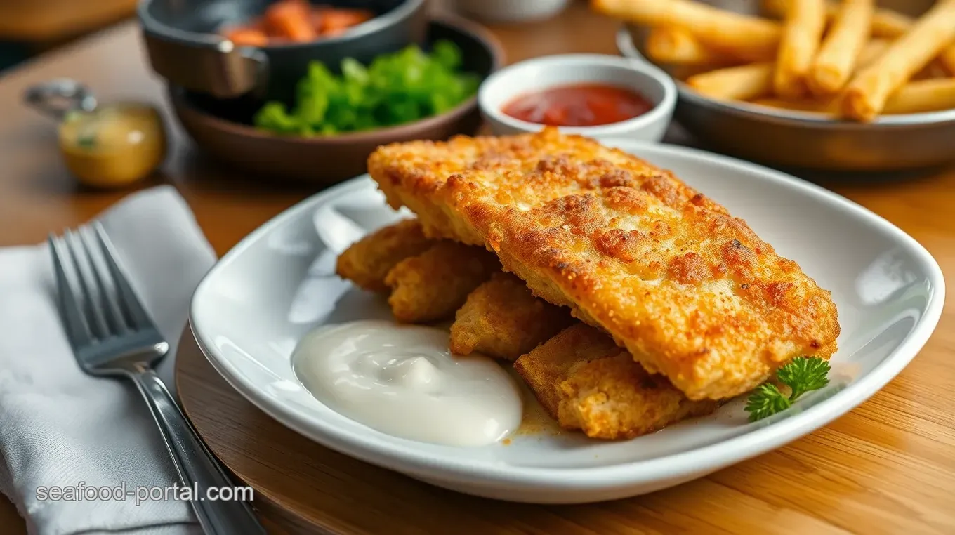 Fried Fish Cod Crispy Delight