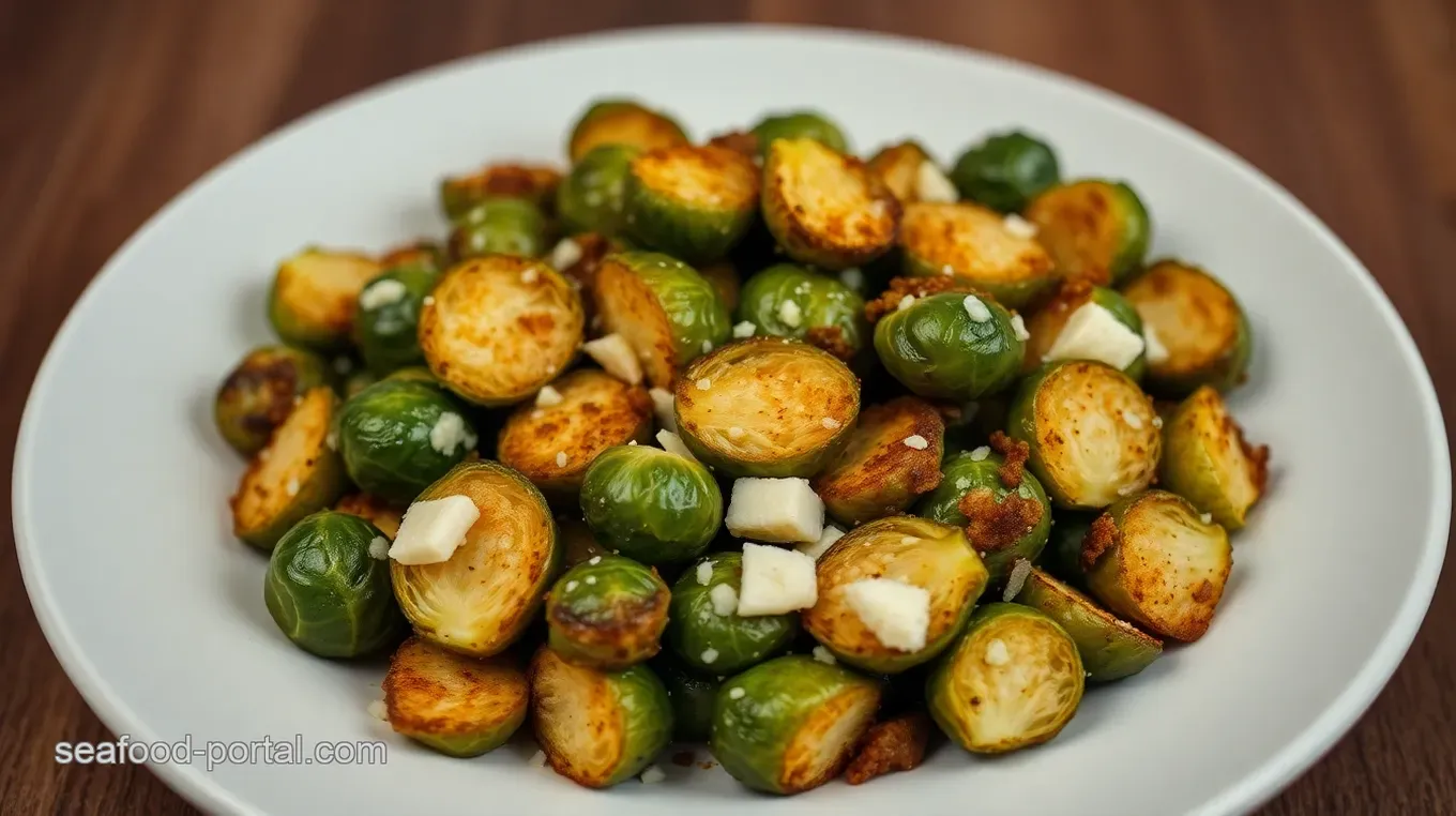 Crispy Fried Brussels Sprouts with Garlic and Parmesan – A Family Favourite! Crispy Fried Brussels Sprouts with Garlic and Parmesan