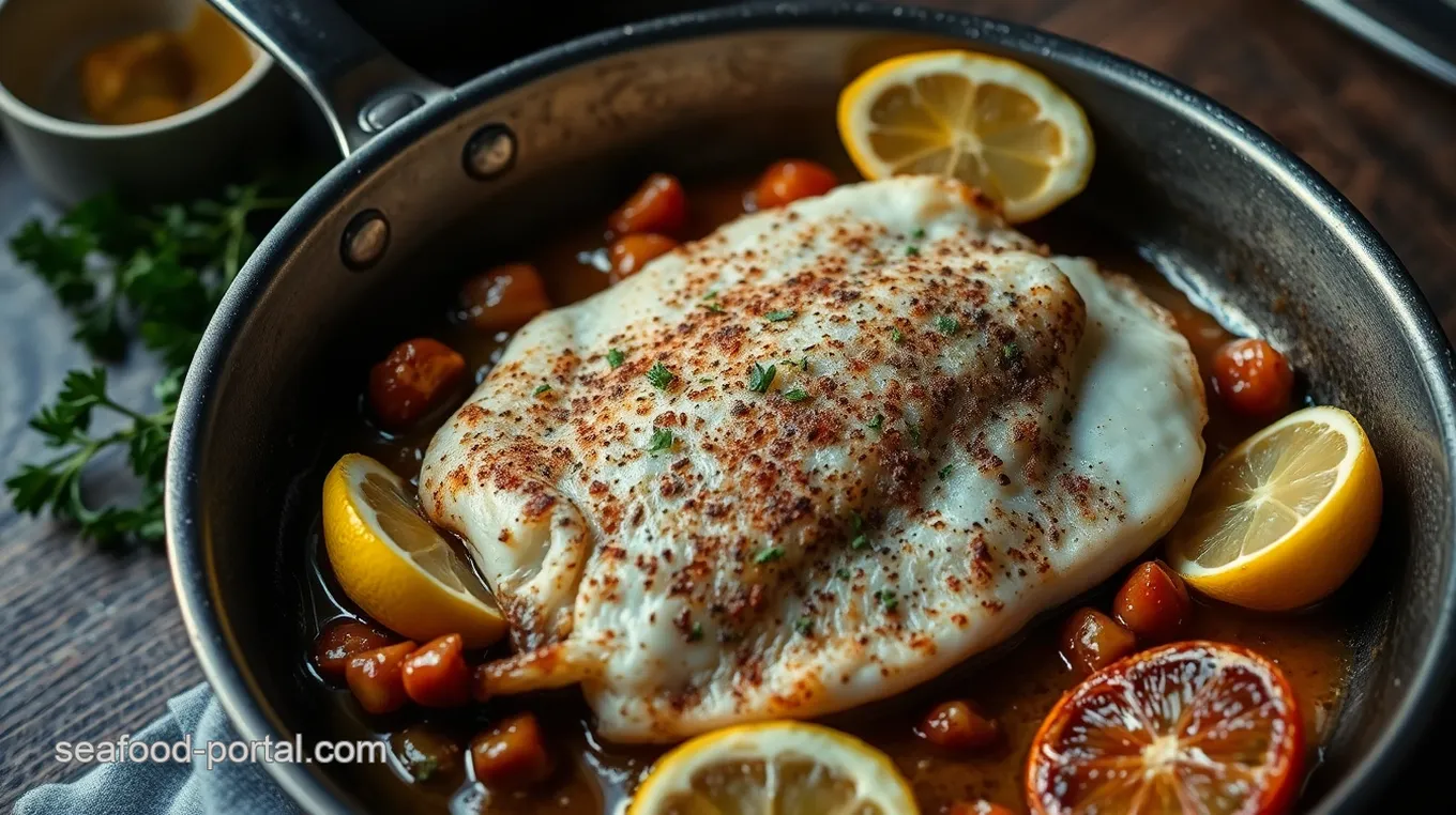 Crispy Pan-Seared Sea Bream with Lemon Herb Butter