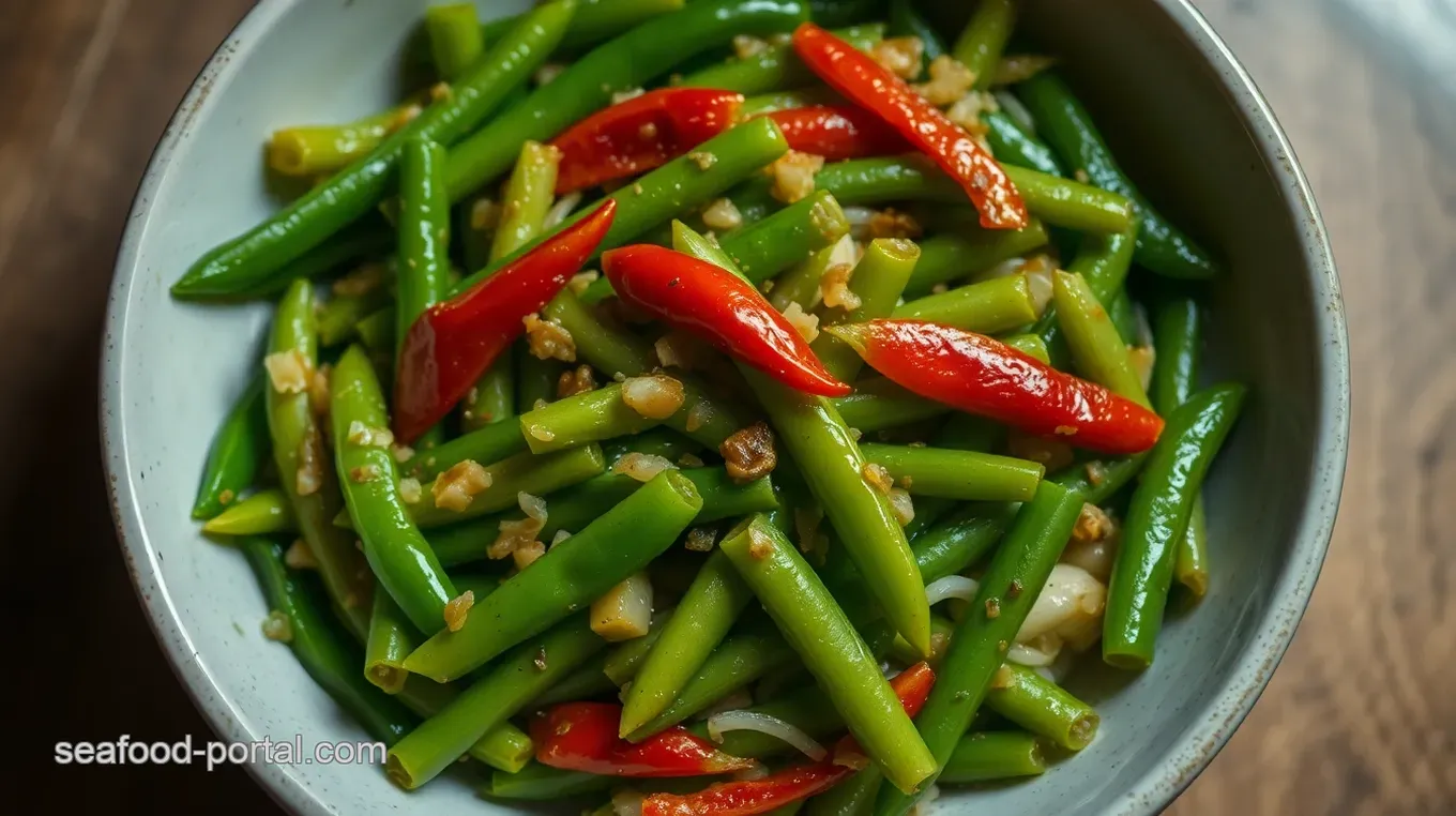 Easy & Flavorful Stir Fried Snow Peas: My Family' s Favorite Recipe Crispy Stir-Fried Snow Peas with Garlic and Ginger