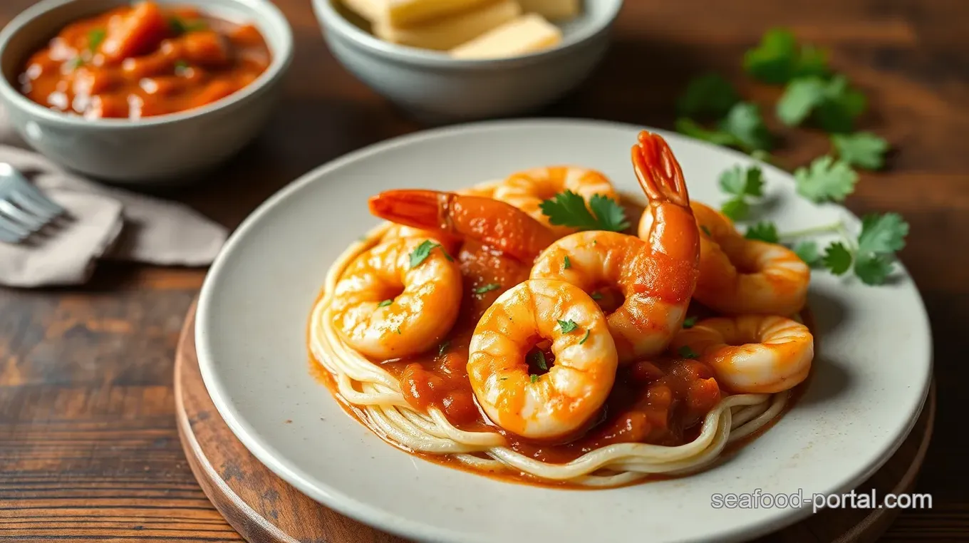 Sautéed Shrimp with Savory Cajun Sauce