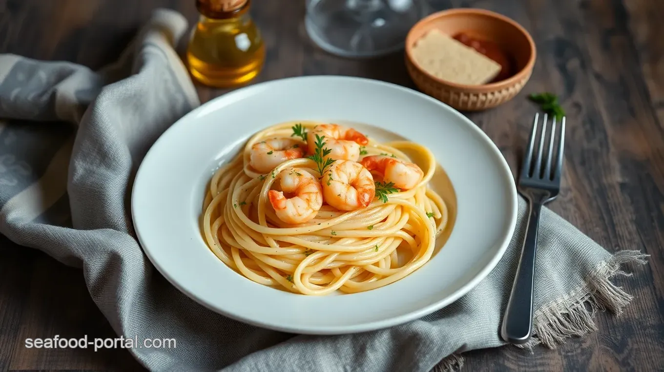 Quick Creamy Shrimp Pasta Delight