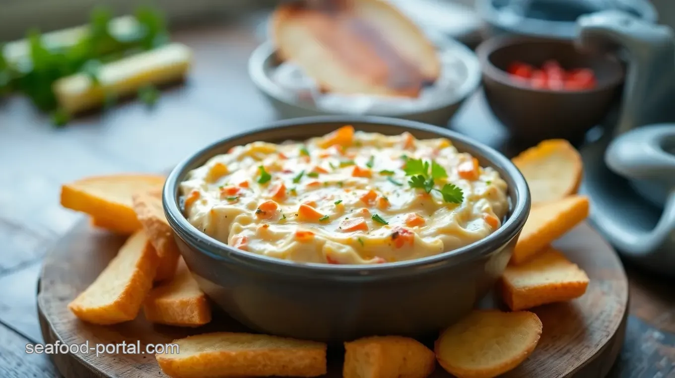 Baked Crab Dip with Creamy Cheese Flavor