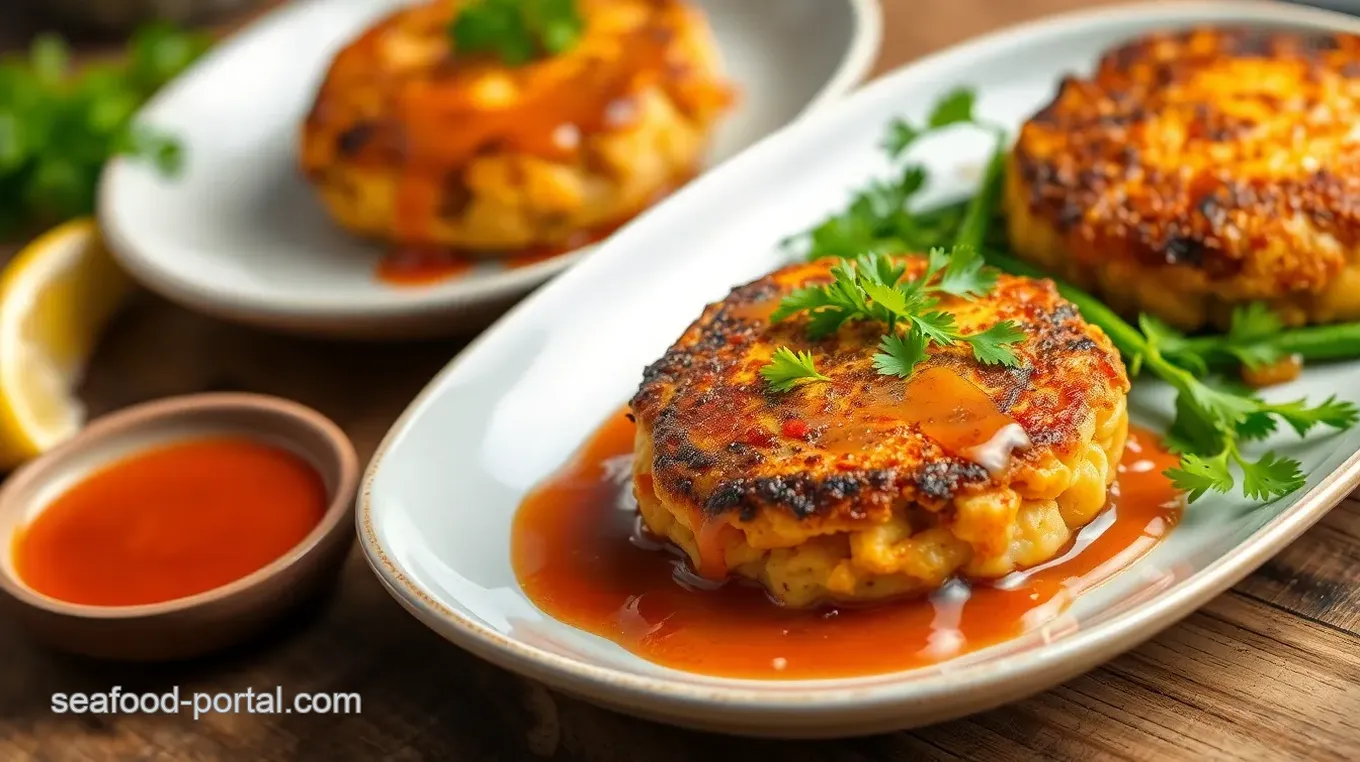 Savory Pan-Fried Salmon Cakes with Tangy Sauce