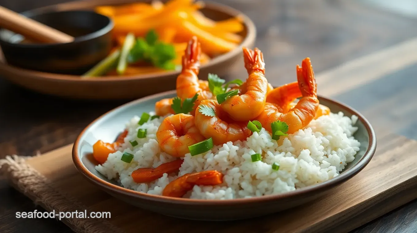 Quick and Zesty Stir-Fried Shrimp with Rice