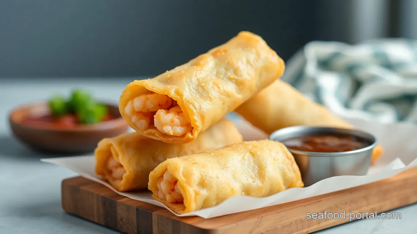 Delicious Shrimp Egg Rolls