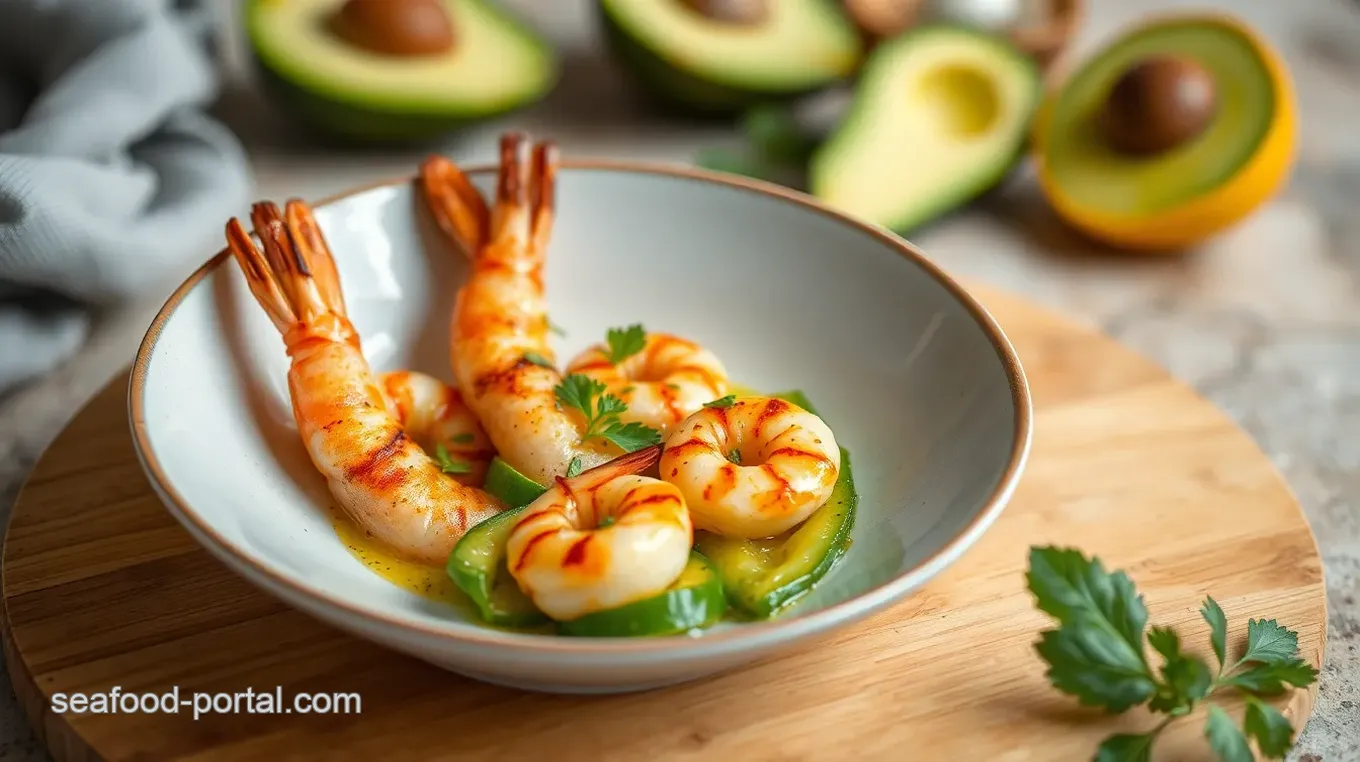 Pan-Seared Prawn & Avocado Delight