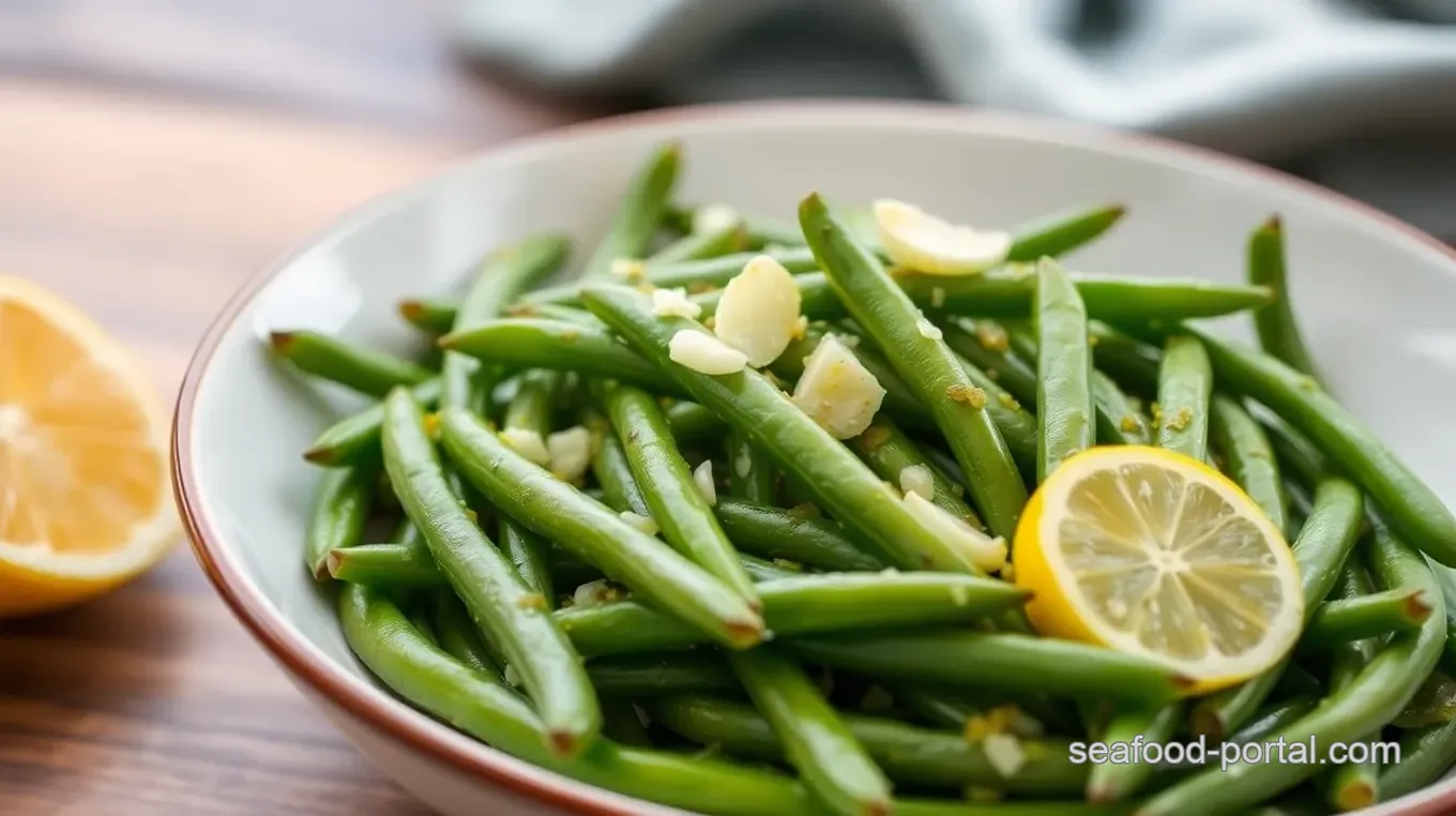 Sautéed Sea Beans with Garlic and Lemon