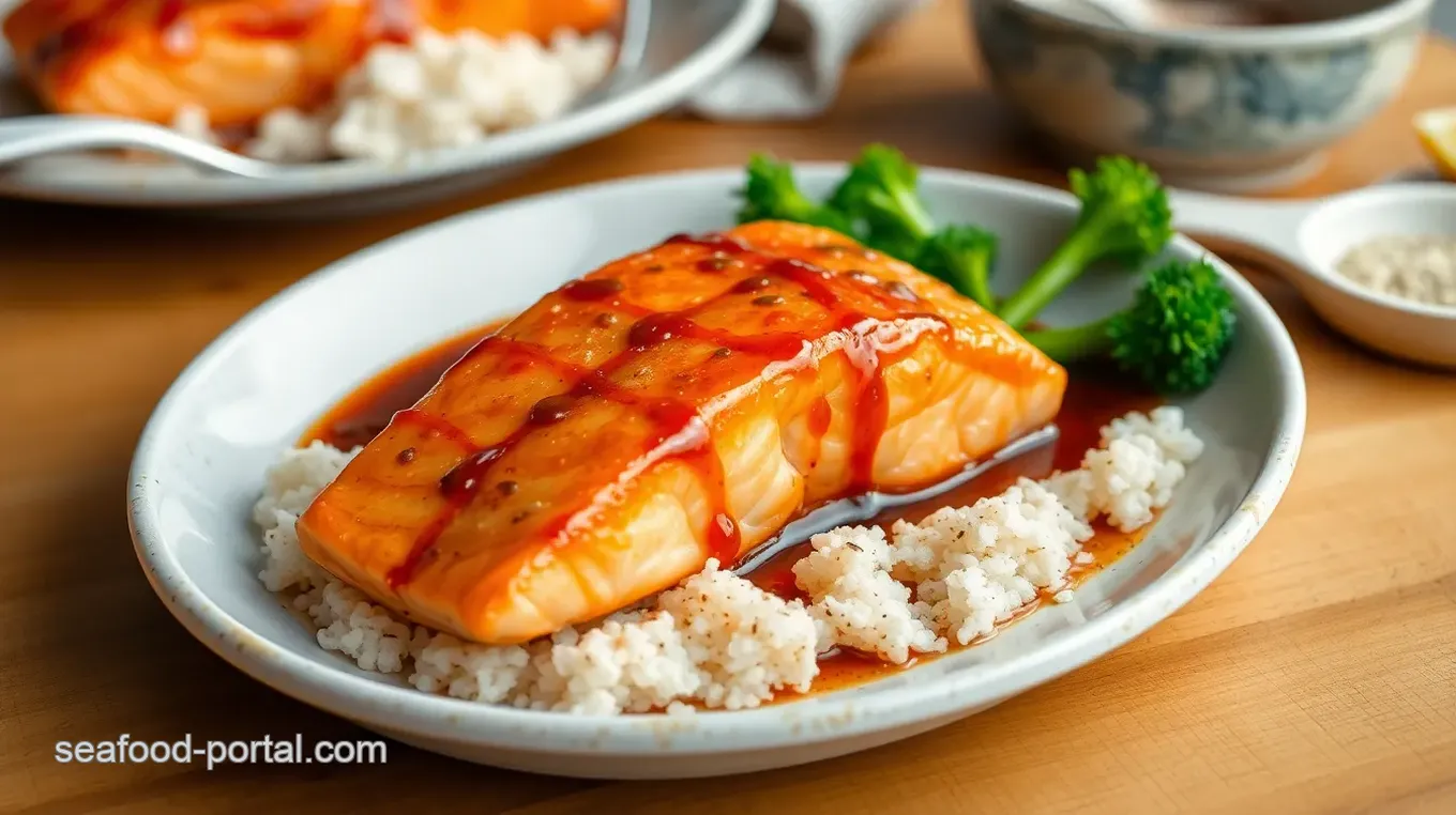 Cooked Teriyaki Salmon in 25 Minutes