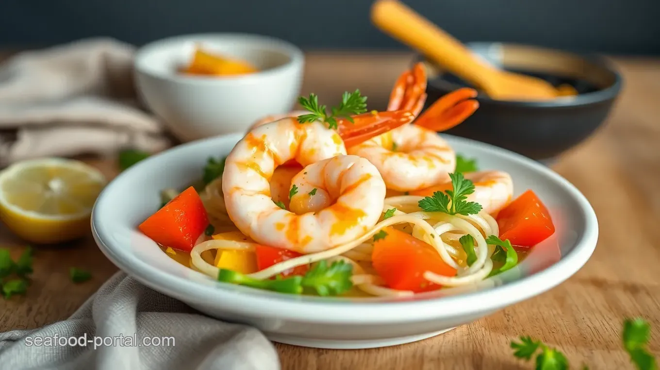 Refreshing Prawn Umai Salad