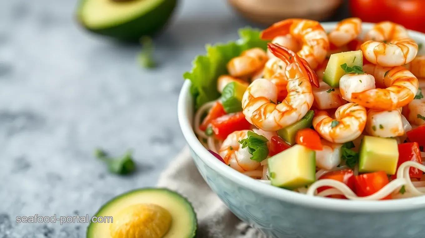 Zesty Quick Shrimp Avocado Salad