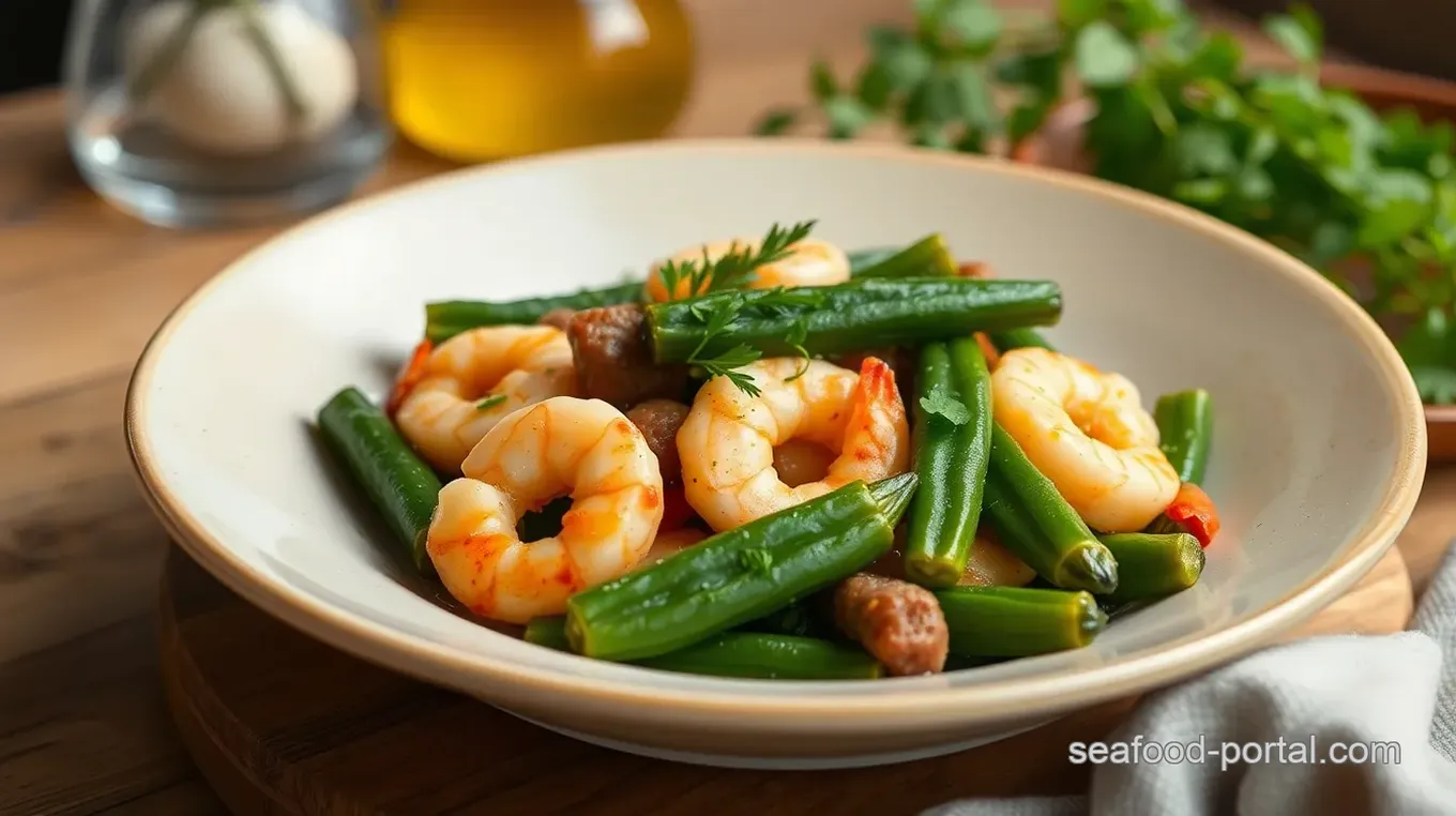 Smoked Sausage and Shrimp Okra Stew