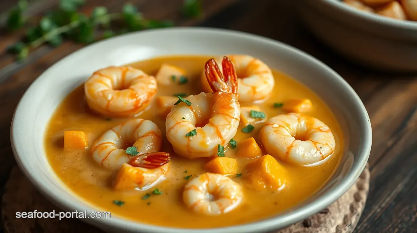 Creamy Shrimp and Sweet Potato Stew