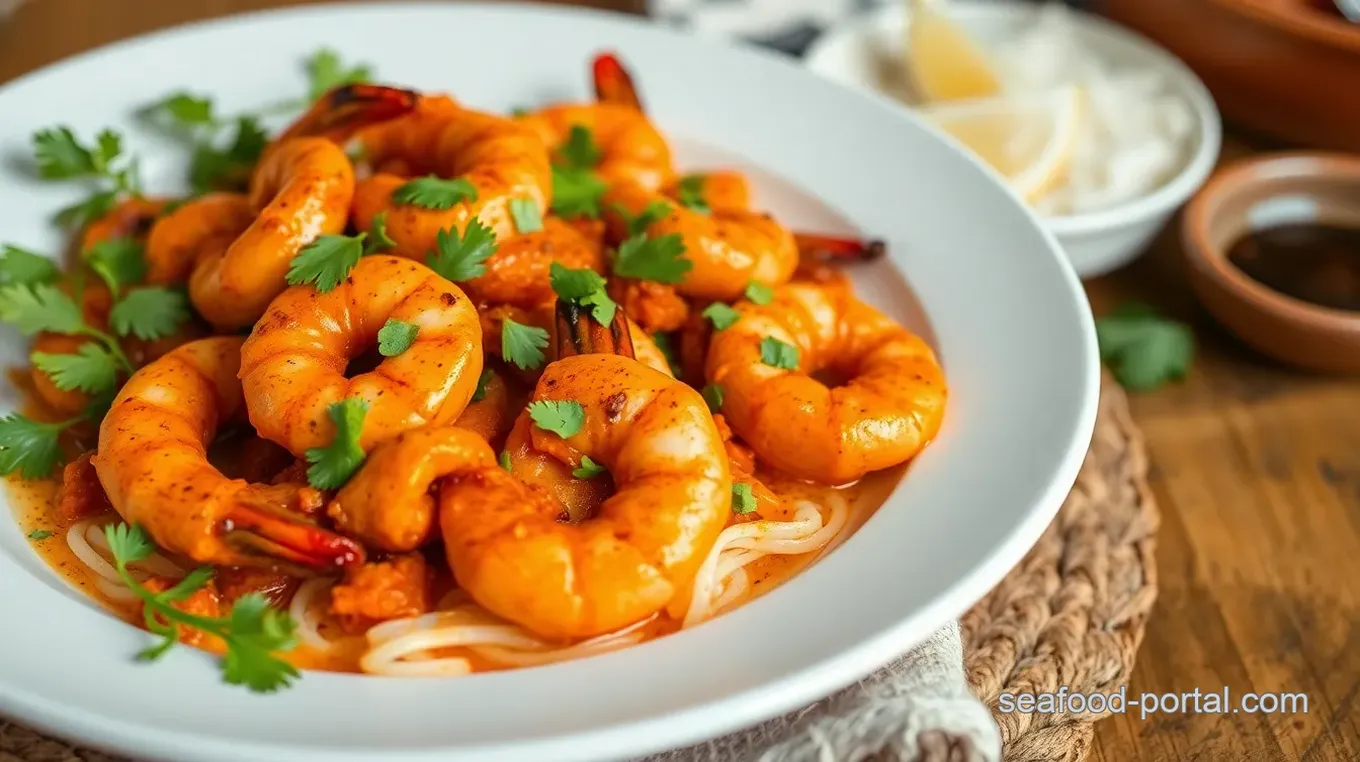 Spicy Karahi Prawns